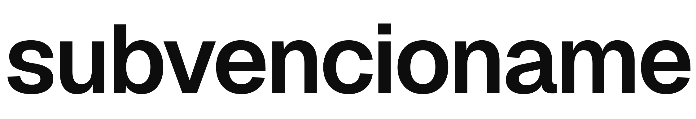 Subvencióname — Nombre · negro